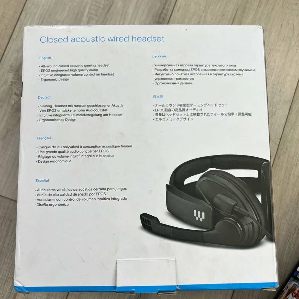 GSP 302 Gaming series gaming headset in black